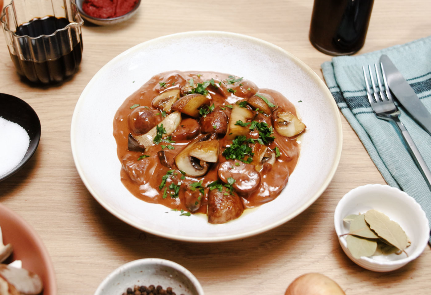 Veganes Schwammerlgulasch | Frisch Gekocht