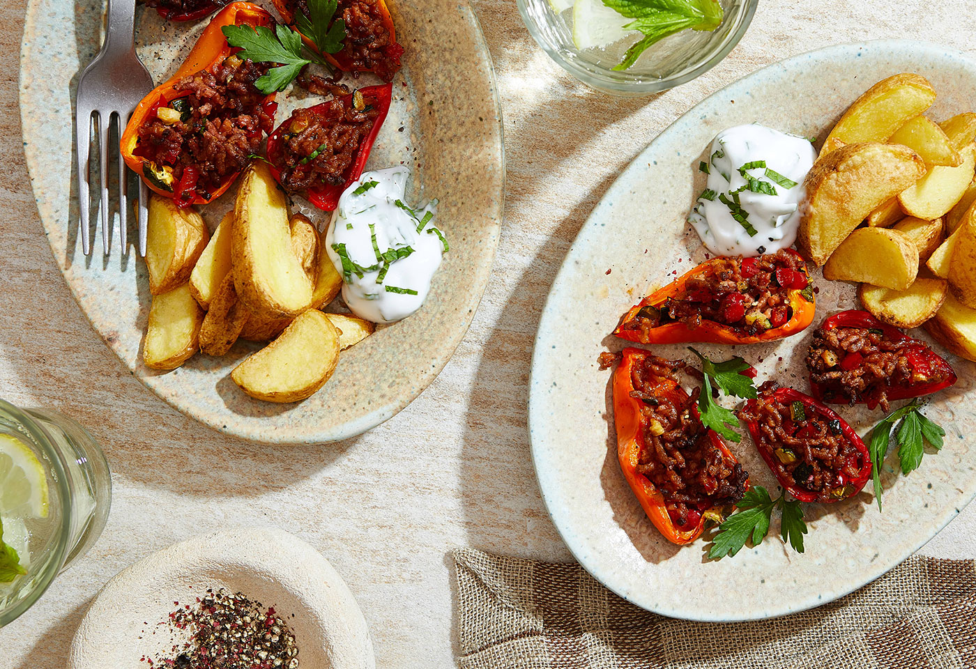 Gefüllte Mini Paprika vom Grill | Frisch Gekocht