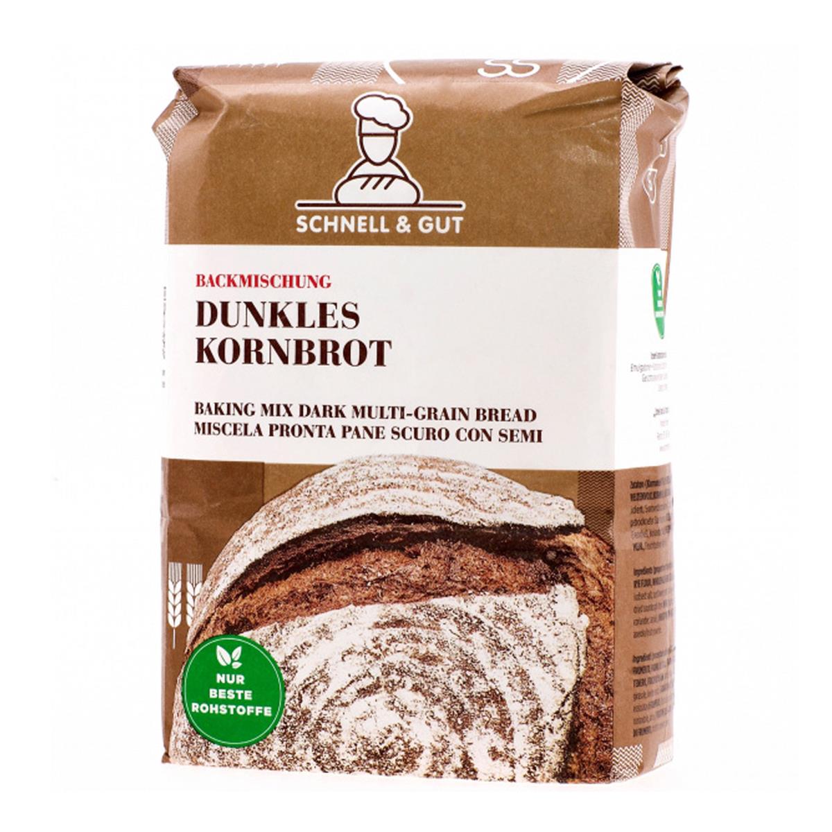 Schnell Und Gut Backmischung Fur Dunkles Kornbrot Online Bestelle